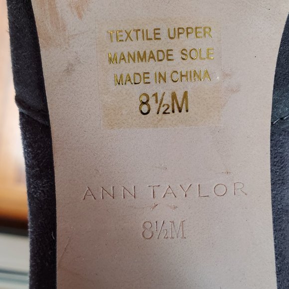 Ann Taylor Brown Micro Suede Stretch Booties Size 8.5M - Picture 14 of 16